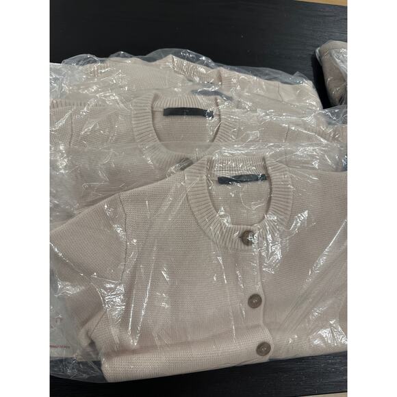 Jenni Kayne Cooper Cardigan Warm Ivory White M - Picture 6 of 7